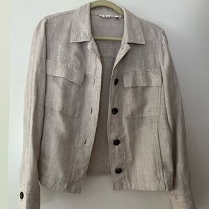Nicole Miller Beige Lightweight Women's Jacket